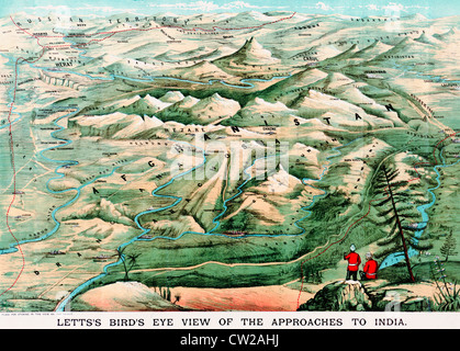 Vue d'ensemble des approches de l'Inde, vers 1910 Banque D'Images