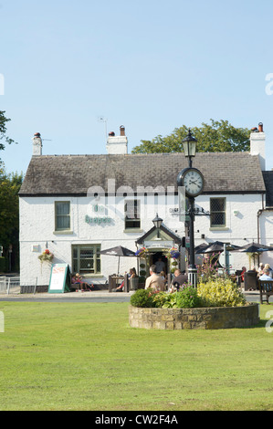 Les raisins Hôtel à Wrea Green, Lancashire, Angleterre Banque D'Images