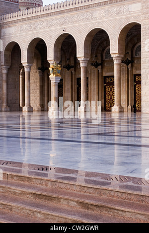 Mosquée Al Raaess, Sana'a, Site du patrimoine mondial de l'UNESCO, le Yémen, l'Asie occidentale, Péninsule Arabique. Banque D'Images