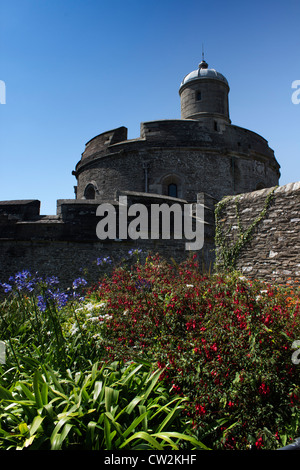 Château St Mawes Cornwall UK Banque D'Images