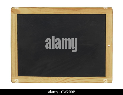 Tableau noir vide avec cadre en bois Banque D'Images