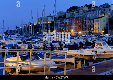 Vieux port de Bastia, en Corse. France Banque D'Images