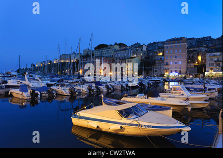 Vieux port de Bastia, en Corse. France Banque D'Images