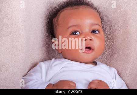 African American Baby Black Metisse Au Nouveau Ne Photo Stock Alamy