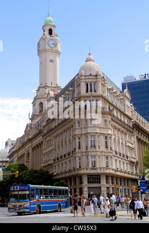 Buenos Aires Argentina,Plaza de Mayo place principale historique,centre politique,Assemblée législative de la ville,Palacio Ayerza,architecture Hector Ayerza,1931,tour d'horloge,pu Banque D'Images