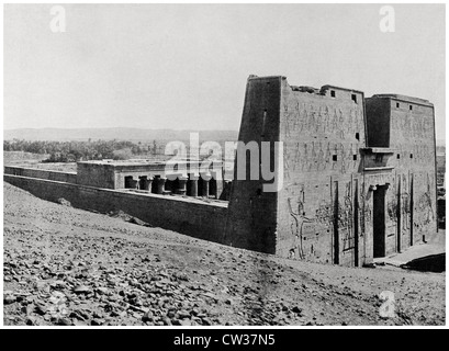 Temple d’Horus Banque D'Images
