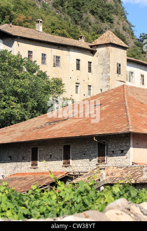 Le 15ème siècle Castel Firmian, Mezzocorona, Trentino-Alto Adige, Italie Banque D'Images