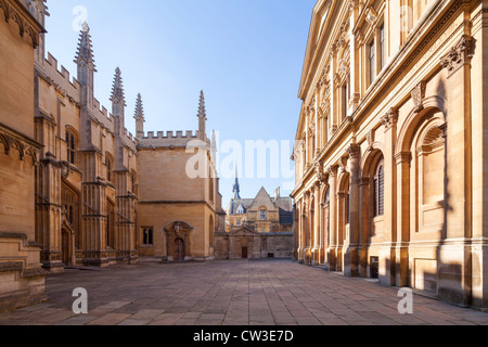 Sheldonian Theatre & Divinity School, Oxford Banque D'Images