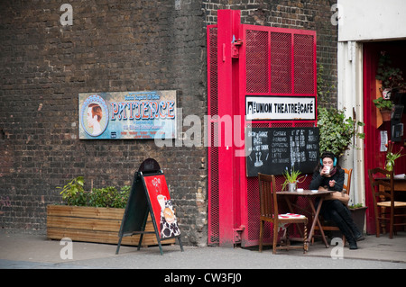 Union Theatre Cafe, dans Southwark London England UK Banque D'Images