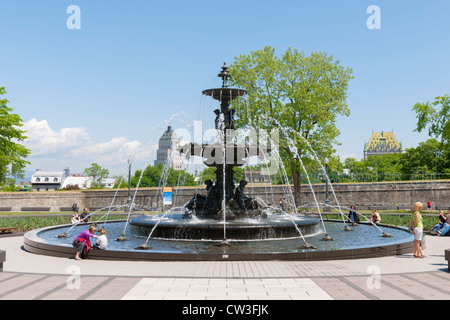 La Fontaine de Tourny, Québec Banque D'Images