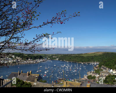Polruan à Port de Fowey Banque D'Images