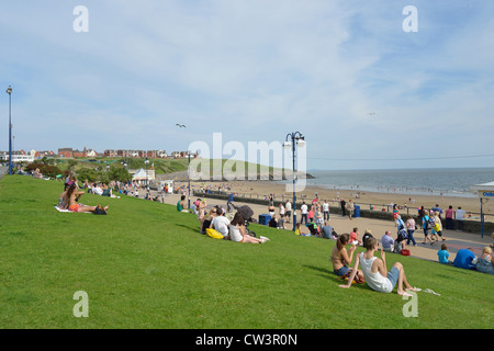 Vue sur la plage et le front de mer, Barry Island, Vale of Glamourgan, pays de Galles (Cymru), Royaume-Uni Banque D'Images