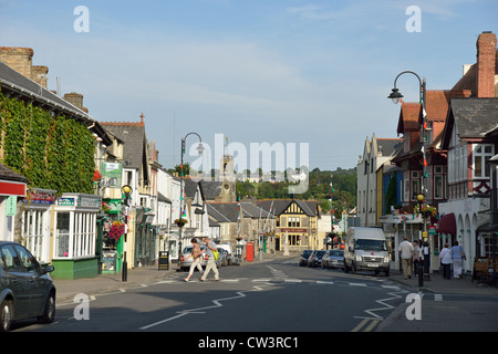 High Street, Cowbridge (y Bont-faen), Vale de Glamourgan (Bro Morgangwg), pays de Galles (Cymru), Royaume-Uni Banque D'Images