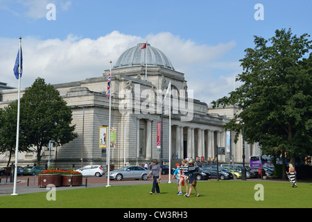 National Museum & Gallery, Cathays Park, Cardiff, Pays de Galles, Pays de Galles, Royaume-Uni Banque D'Images