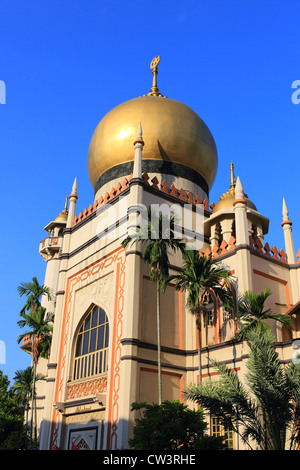 La Mosquée Sultan dans le quartier arabe de Singapour Banque D'Images