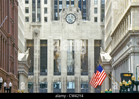 Le Chicago Board of Trade, Chicago, Illinois Banque D'Images
