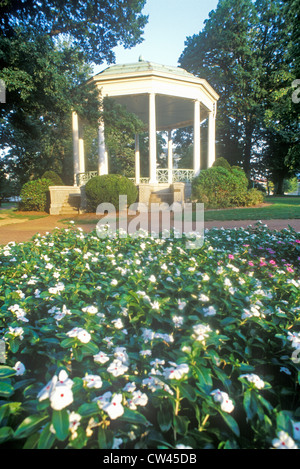 Gazebo à l'United States Naval Academy, Annapolis, Maryland Banque D'Images