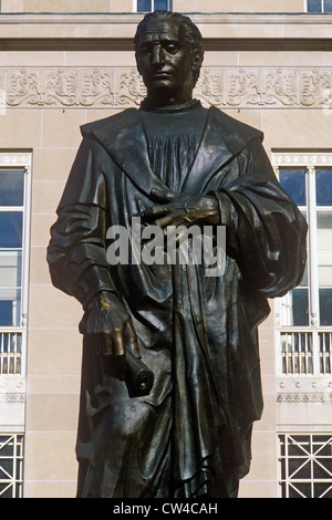 Statue de Christophe Colomb statue, Columbus, OH Banque D'Images