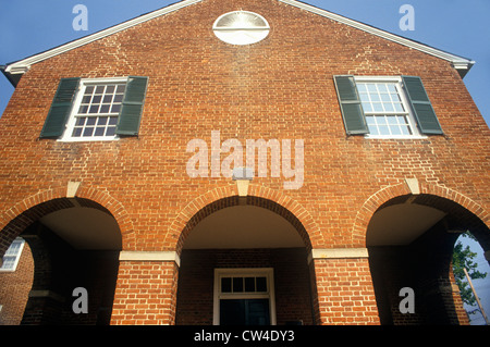 Palais de brique rouge, Fairfax County, VA Banque D'Images