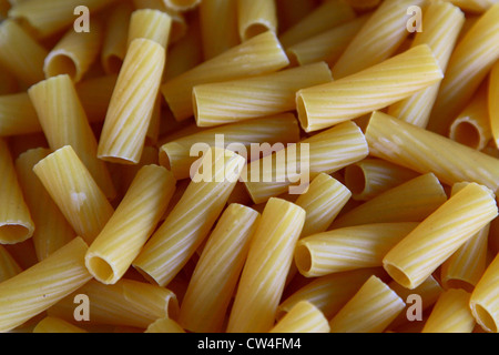 Rigatoni séchée. Banque D'Images