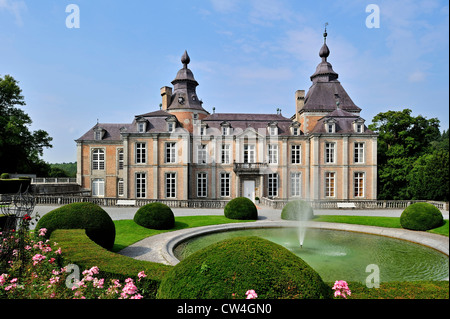 Le château de Modave Château / Château des Comtes de Marchin dans les Ardennes Belges, Belgique Banque D'Images