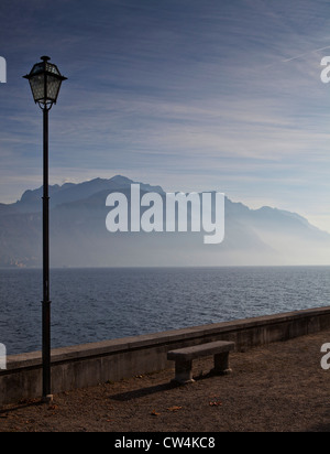 Vue sur le lac de Côme, Italie Banque D'Images