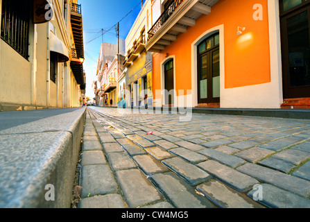 Vieille ville de San Juan, Puerto Rico Banque D'Images