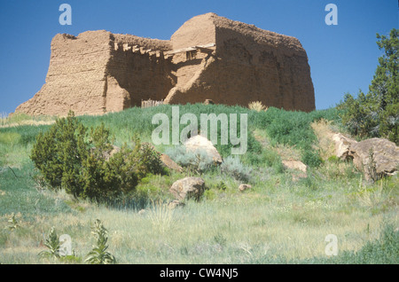 Des ruines indiennes, Pecos, NM Banque D'Images