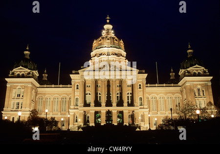 Capitole de l'Etat de l'Iowa, Des Moines Banque D'Images