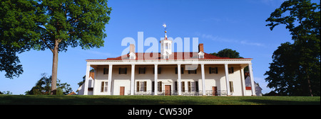 La maison de George Washington à Mount Vernon, en Virginie Banque D'Images