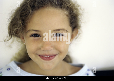 Portrait of a Girl smiling Banque D'Images