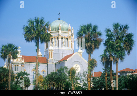 L'Église presbytérienne de Flagler dans la plus ancienne ville habitée en permanence en Amérique à Saint Augustine, FL Banque D'Images