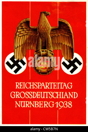 Carte postale, Nuremberg Banque D'Images