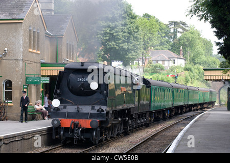 Milieu Hants Railway / Ligne de cresson Banque D'Images