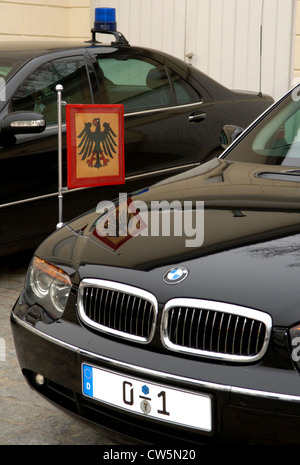 Berlin, voiture officielle du Président fédéral Banque D'Images