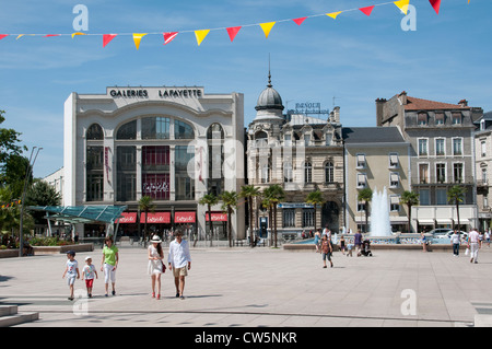 Centre-ville de Pau sud ouest France Banque D'Images