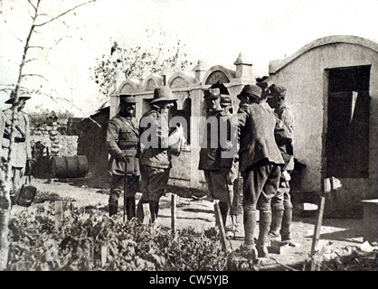 La Première Guerre mondiale sur le territoire serbe défaite bulgare (1918) Banque D'Images