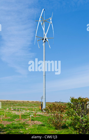 L'axe vertical éolienne silencieuse Banque D'Images