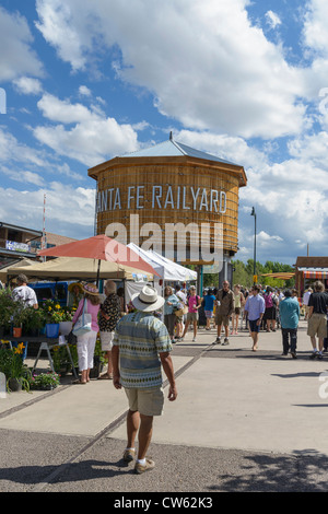 Gare de Santa Fe Farmers Market Santa Fe New Mexico USA Banque D'Images