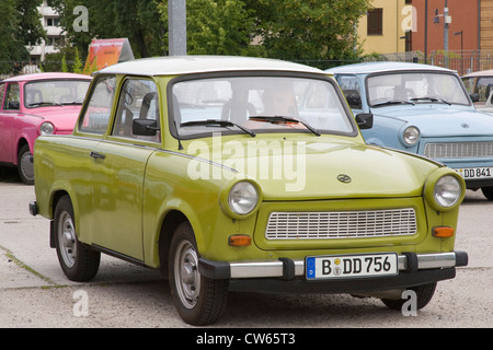 L'Europe, l'Allemagne, Brandebourg, Berlin, Trabant, voiture Banque D'Images