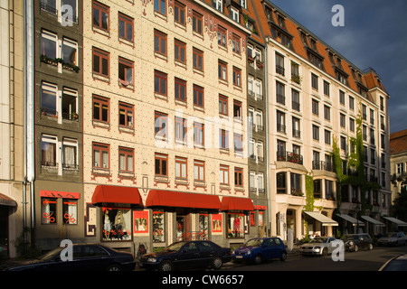 L'Europe, l'Allemagne, Brandebourg, Berlin, bâtiments en Markgrafenstrasse Banque D'Images