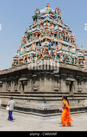 Temple de kapaleeshwara à Chennai (Madras) Banque D'Images