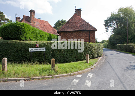 Village de Chiddingstone Kent Banque D'Images