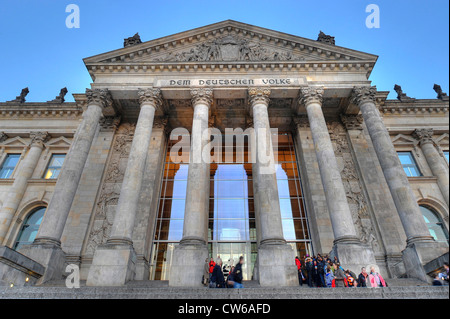 Bâtiment du Reichstag à Berlin, Allemagne Banque D'Images