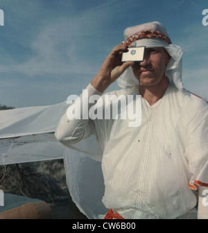 Alfred M. Worden, astronaute au cours de la formation à la survie du désert (7-11 août, 1967) Banque D'Images