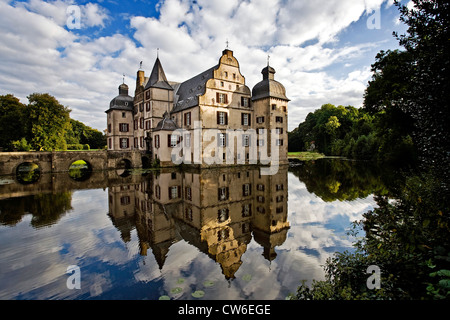 Château à douves Bodelschwingh, Allemagne, Rhénanie du Nord-Westphalie, Ruhr, Dortmund Banque D'Images