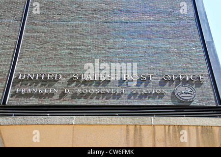 Franklin D. Roosevelt, United States Post Office, USA, Manhattan, New York City Banque D'Images