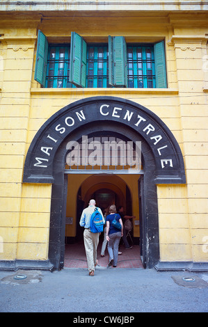 Une ancienne prison de Hanoï converti en musée de la mission centrale. Banque D'Images