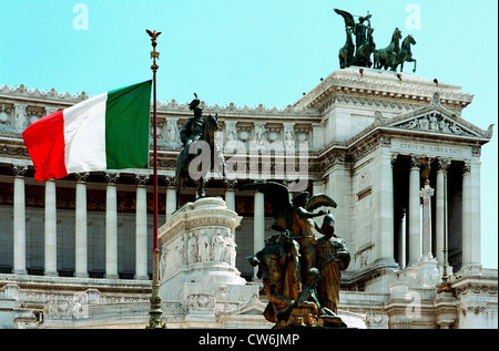 Rome, le Monumento a Vittorio Emanuele Banque D'Images