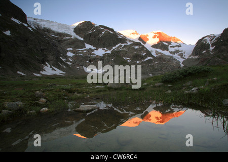 Susten Pass, Stein Glacier, Suisse, Oberland Bernois, Steingletscher Banque D'Images